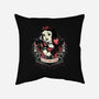 Goth Snow White-None-Removable Cover w Insert-Throw Pillow-glitchygorilla