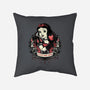 Goth Snow White-None-Removable Cover-Throw Pillow-glitchygorilla