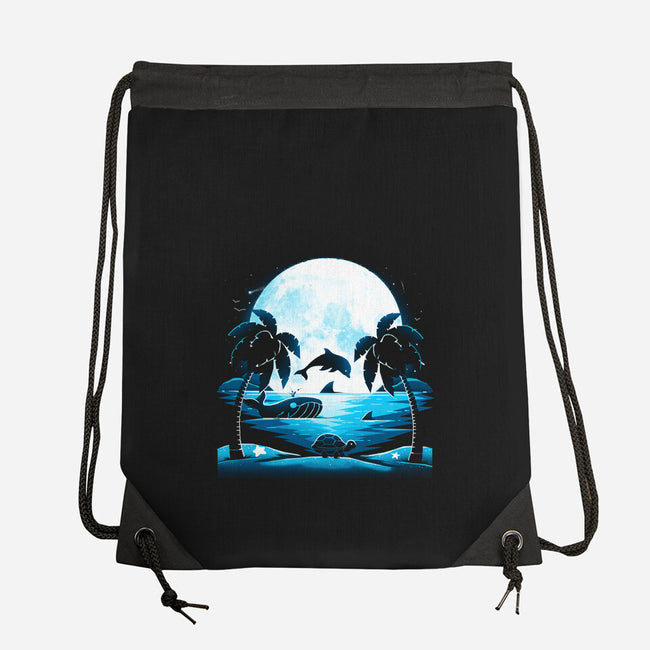 Summer Animals-None-Drawstring-Bag-Vallina84