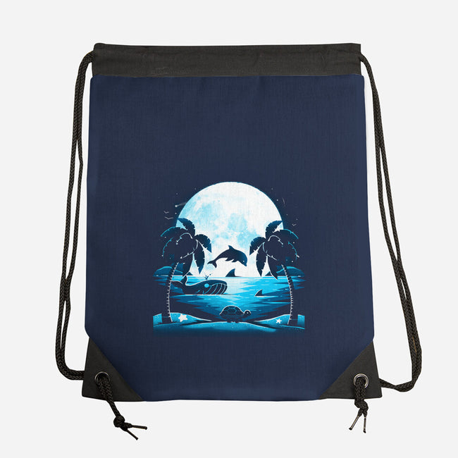 Summer Animals-None-Drawstring-Bag-Vallina84