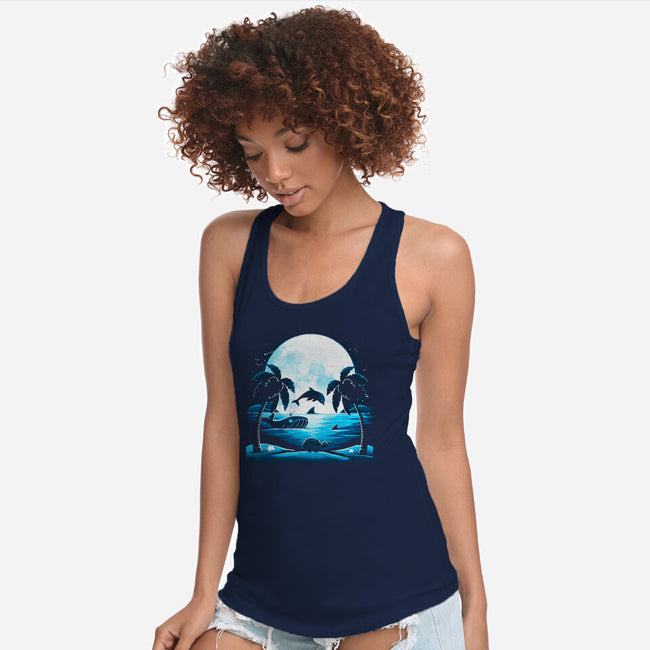 Summer Animals-Womens-Racerback-Tank-Vallina84