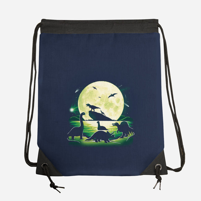 Jurassic Animals-None-Drawstring-Bag-Vallina84