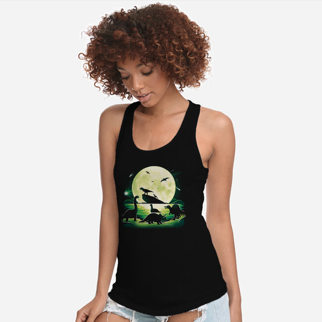 Jurassic Animals-Womens-Racerback-Tank-Vallina84