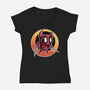 Time To Cut-Womens-V-Neck-Tee-nickzzarto