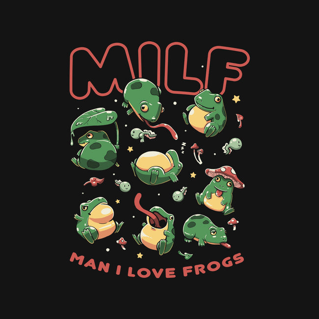 Man I Love Frogs-Cat-Basic-Pet Tank-koalastudio