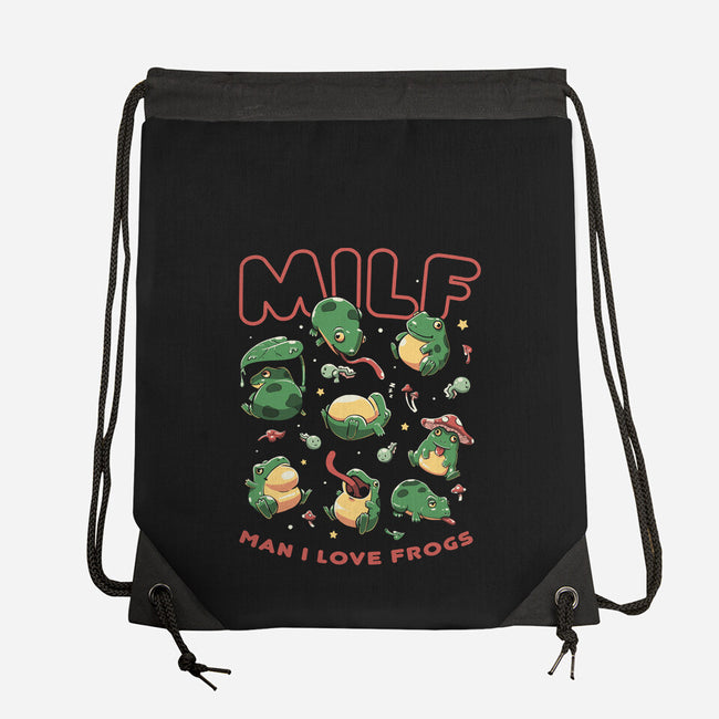 Man I Love Frogs-None-Drawstring-Bag-koalastudio