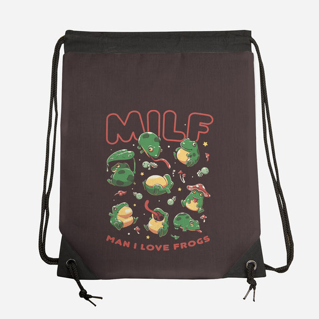 Man I Love Frogs-None-Drawstring-Bag-koalastudio