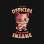 Insane Cat-None-Removable Cover w Insert-Throw Pillow-eduely