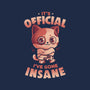 Insane Cat-Unisex-Crew Neck-Sweatshirt-eduely