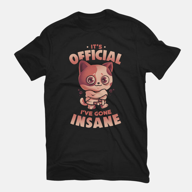 Insane Cat-Unisex-Basic-Tee-eduely