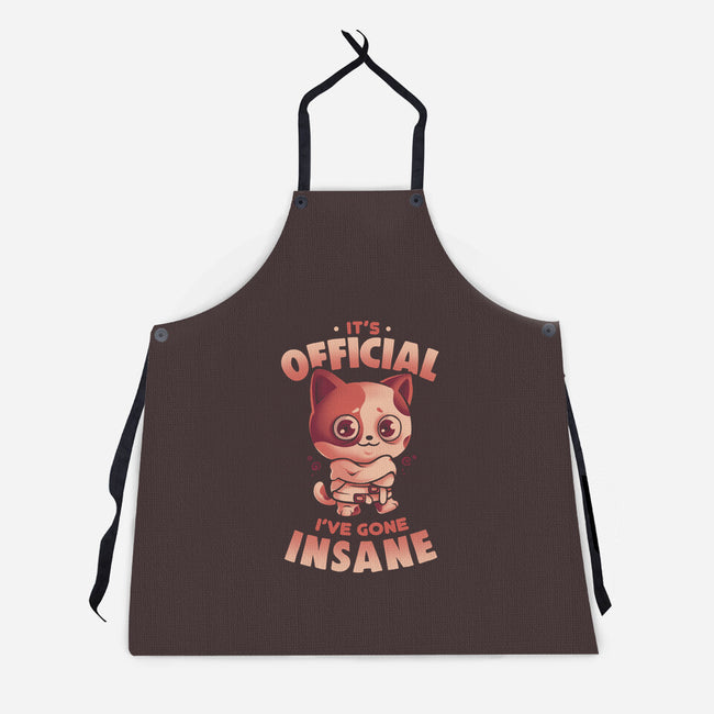 Insane Cat-Unisex-Kitchen-Apron-eduely