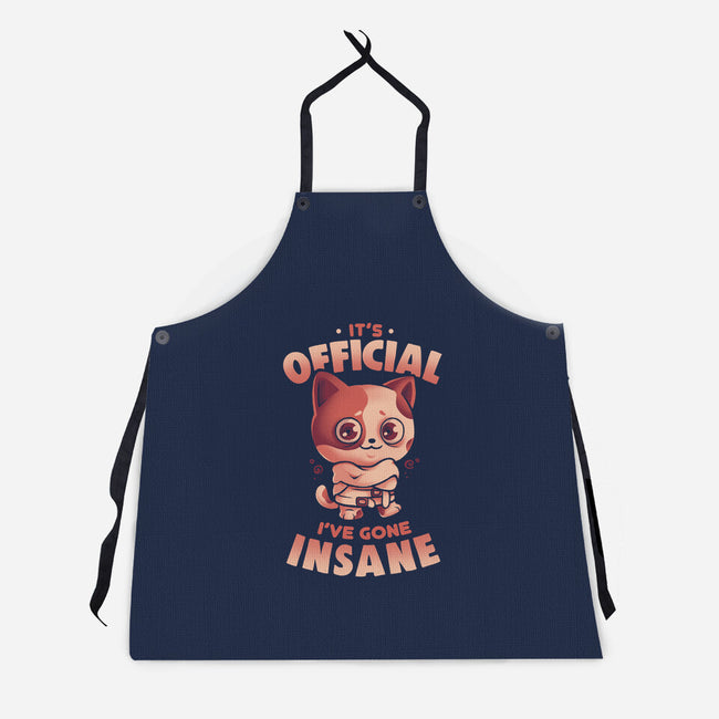 Insane Cat-Unisex-Kitchen-Apron-eduely