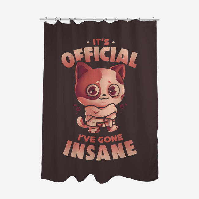 Insane Cat-None-Polyester-Shower Curtain-eduely