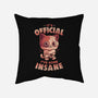 Insane Cat-None-Removable Cover-Throw Pillow-eduely