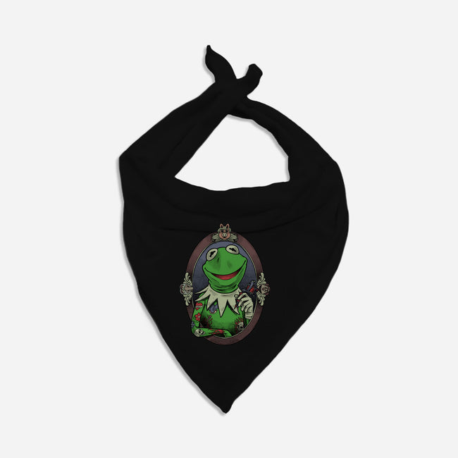 Tattoo Puppet Frog-Cat-Bandana-Pet Collar-Studio Mootant