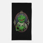 Tattoo Puppet Frog-None-Beach-Towel-Studio Mootant