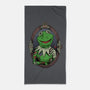 Tattoo Puppet Frog-None-Beach-Towel-Studio Mootant