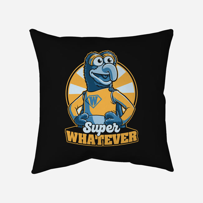 Puppet Hero Whatever-None-Removable Cover-Throw Pillow-Studio Mootant