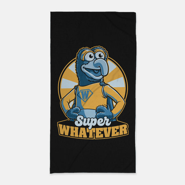 Puppet Hero Whatever-None-Beach-Towel-Studio Mootant