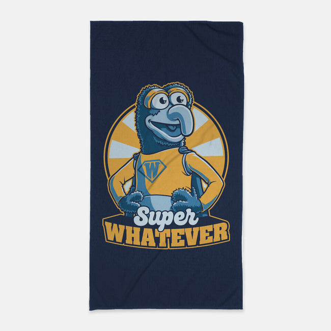 Puppet Hero Whatever-None-Beach-Towel-Studio Mootant