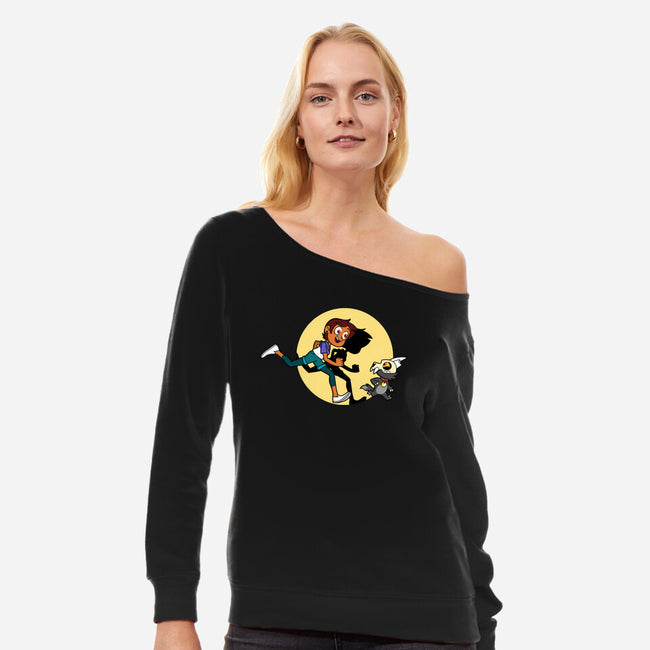 The Adventures Of Luz-Womens-Off Shoulder-Sweatshirt-jasesa