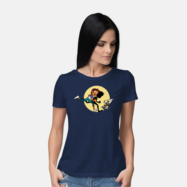 The Adventures Of Luz-Womens-Basic-Tee-jasesa