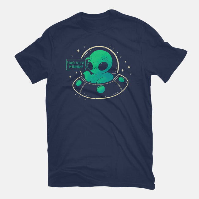 Aliens Don't Believe In Humans-Mens-Basic-Tee-xMorfina