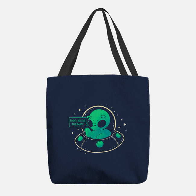 Aliens Don't Believe In Humans-None-Basic Tote-Bag-xMorfina