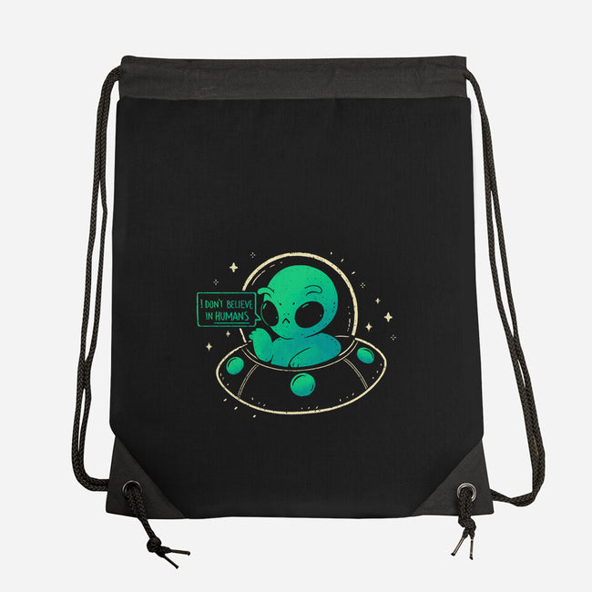 Aliens Don't Believe In Humans-None-Drawstring-Bag-xMorfina