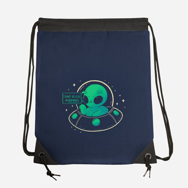 Aliens Don't Believe In Humans-None-Drawstring-Bag-xMorfina