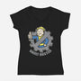 Vault Buster-Womens-V-Neck-Tee-turborat14