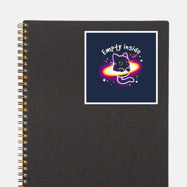 Cat Black Hole-None-Glossy-Sticker-NemiMakeit