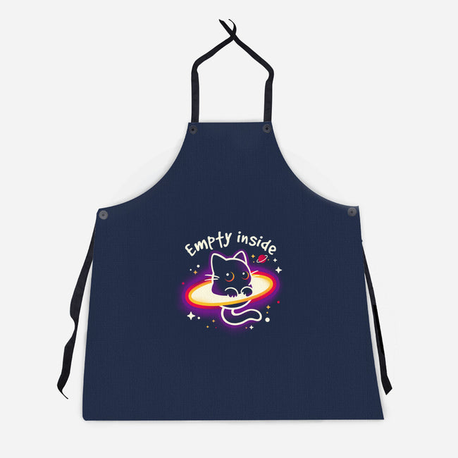 Cat Black Hole-Unisex-Kitchen-Apron-NemiMakeit