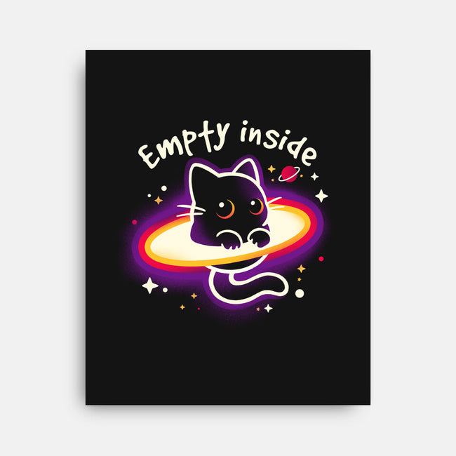 Cat Black Hole-None-Stretched-Canvas-NemiMakeit