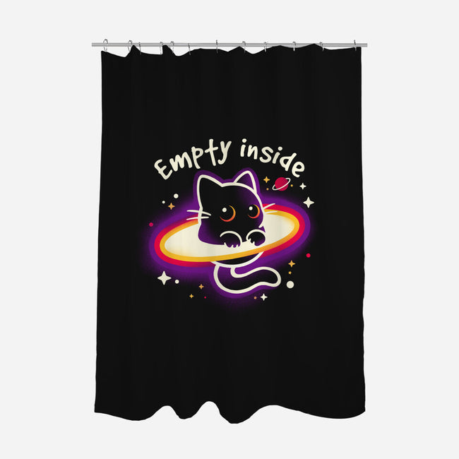 Cat Black Hole-None-Polyester-Shower Curtain-NemiMakeit