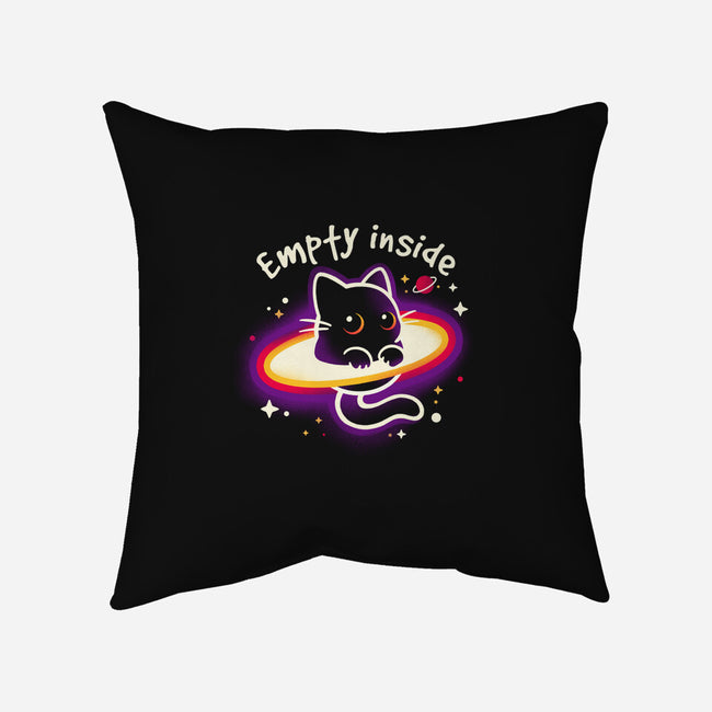 Cat Black Hole-None-Removable Cover-Throw Pillow-NemiMakeit