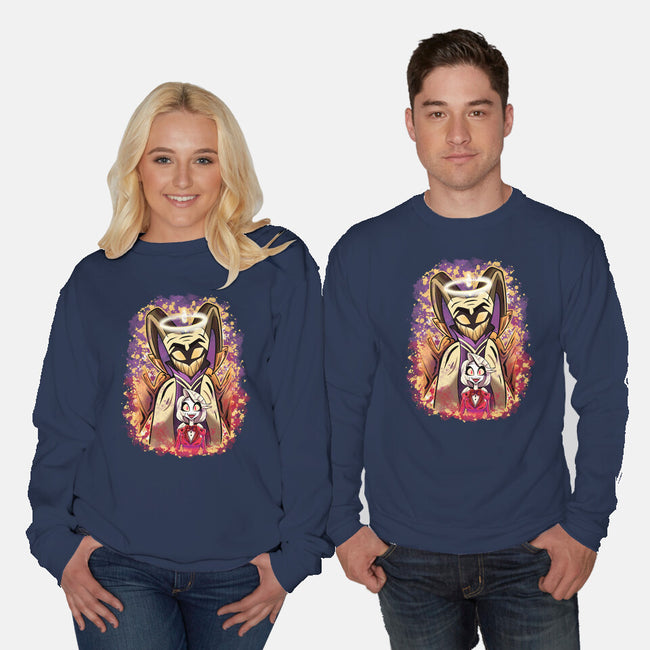 Two Worlds-Unisex-Crew Neck-Sweatshirt-nickzzarto