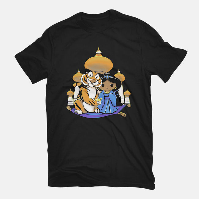 Kokeshi Arabian Princess-Womens-Fitted-Tee-ellr