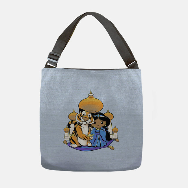 Kokeshi Arabian Princess-None-Adjustable Tote-Bag-ellr