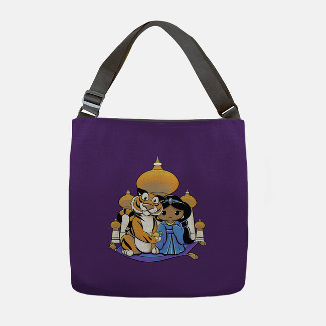 Kokeshi Arabian Princess-None-Adjustable Tote-Bag-ellr