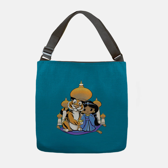 Kokeshi Arabian Princess-None-Adjustable Tote-Bag-ellr