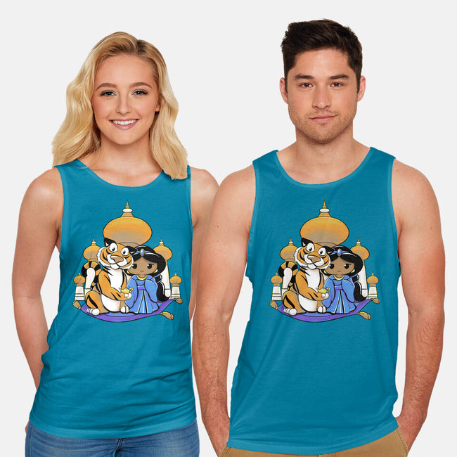 Kokeshi Arabian Princess-Unisex-Basic-Tank-ellr