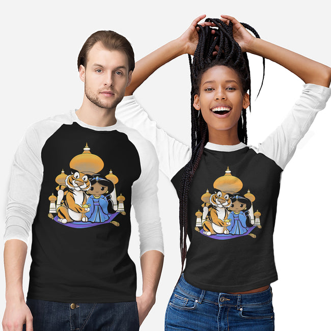 Kokeshi Arabian Princess-Unisex-Baseball-Tee-ellr