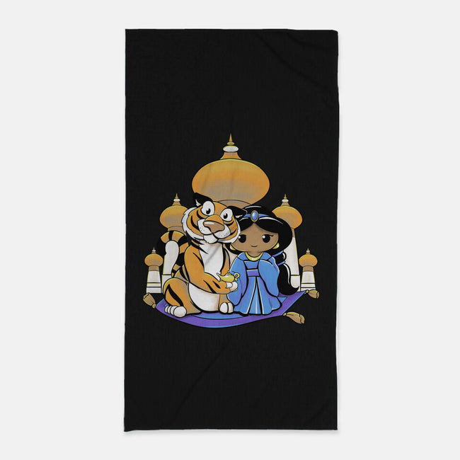 Kokeshi Arabian Princess-None-Beach-Towel-ellr