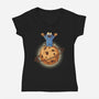 Cookie Planet-Womens-V-Neck-Tee-erion_designs