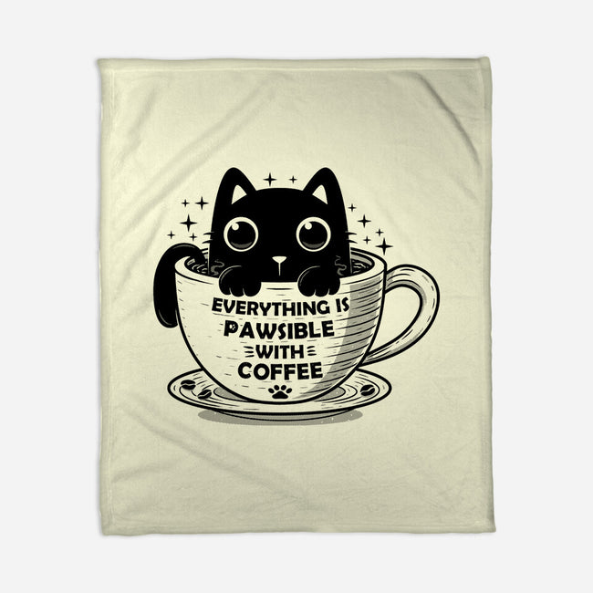 Everything Is Pawsible-None-Fleece-Blanket-erion_designs