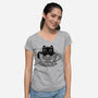 Everything Is Pawsible-Womens-V-Neck-Tee-erion_designs