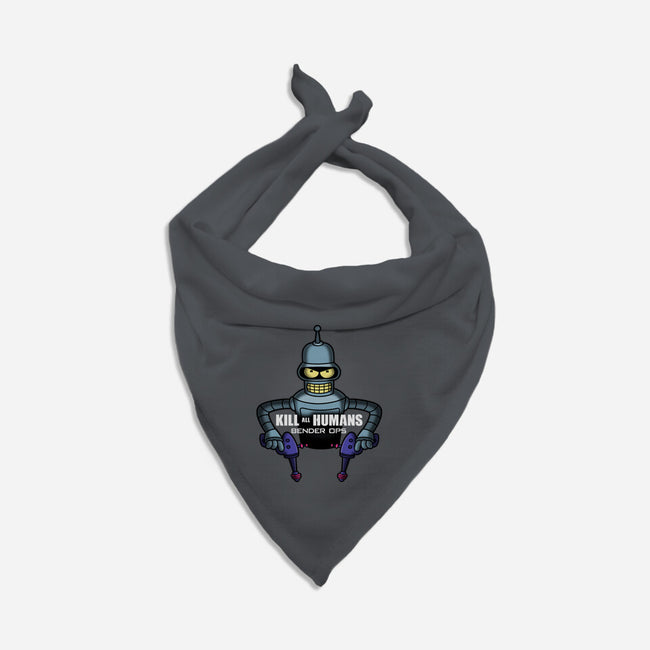 Bender Ops-Dog-Bandana-Pet Collar-Barbadifuoco