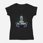 Bender Ops-Womens-V-Neck-Tee-Barbadifuoco