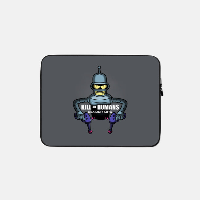 Bender Ops-None-Zippered-Laptop Sleeve-Barbadifuoco